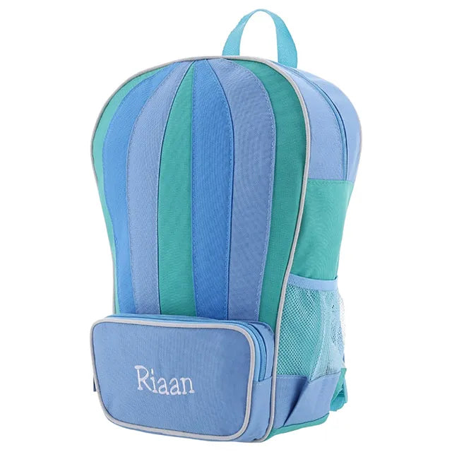 Little IA Blue Hot-Air Balloon Backpack - Laadlee
