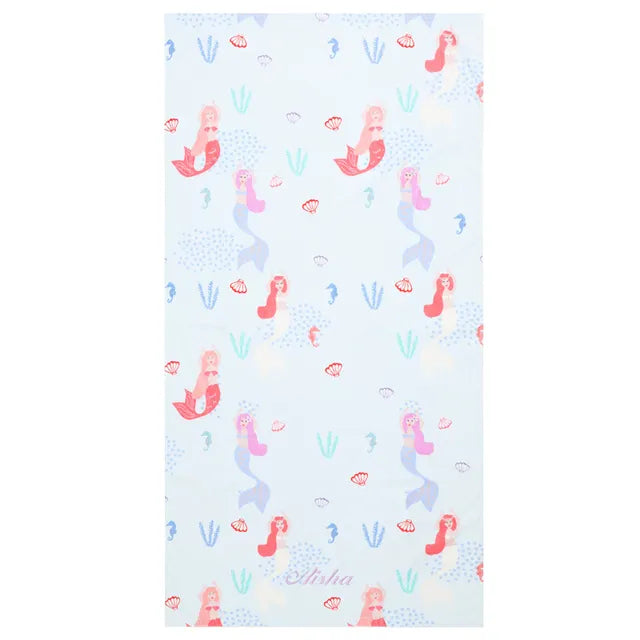 Little IA Mermaid Towel - Laadlee