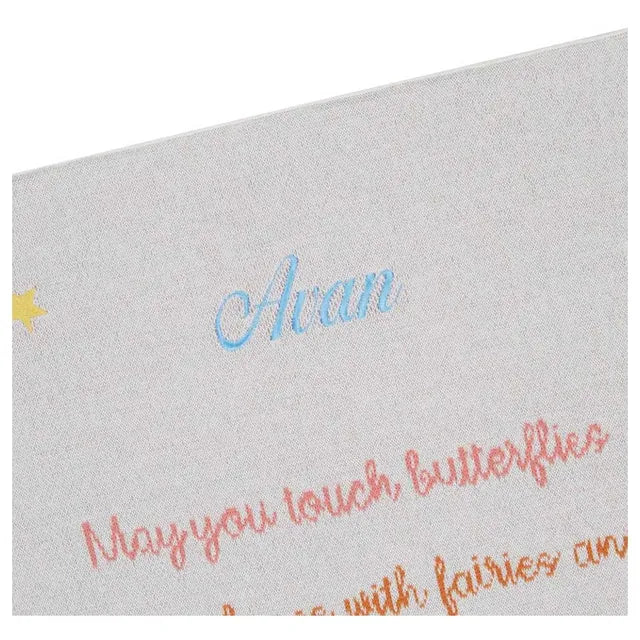 Little IA My Wish For You Knit Blanket - Laadlee