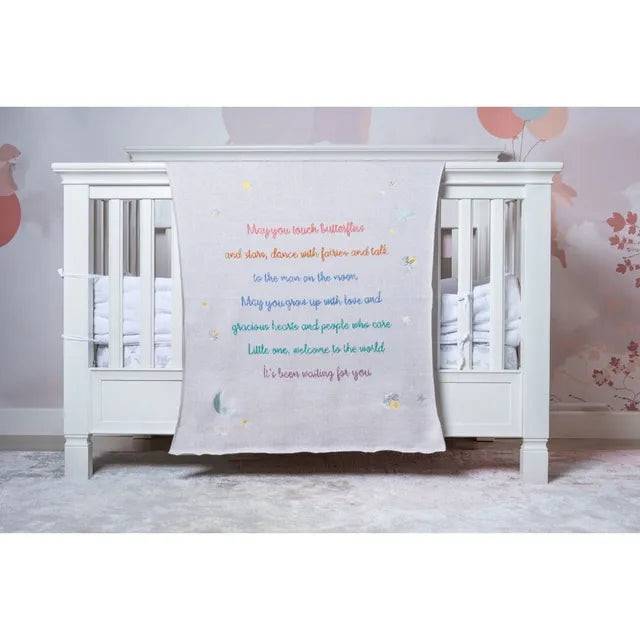 Little IA My Wish For You Knit Blanket - Laadlee