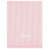 Little IA Pink Cable Knit Baby Blanket - Laadlee