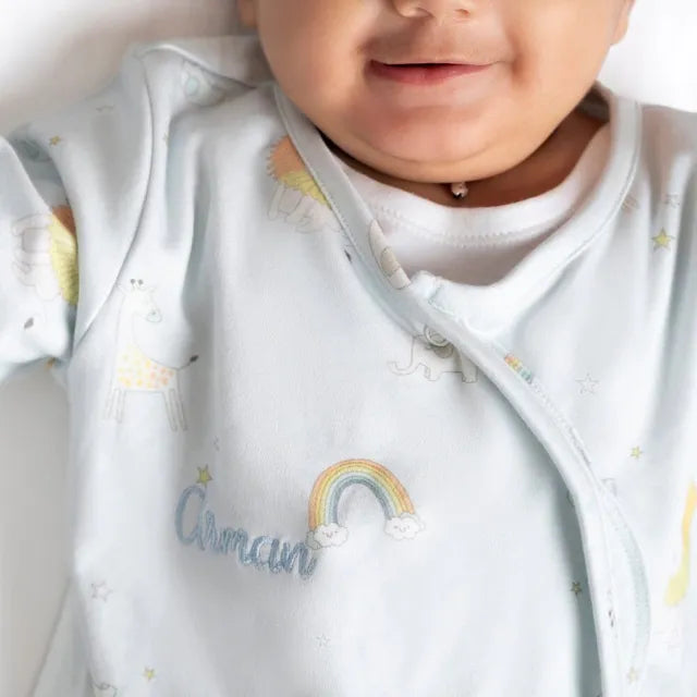 Little IA Lion Printed Baby Sleepsuit - Laadlee