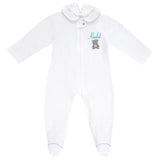 Little IA Teddy Bear Clever Zip Boy Sleepsuit - Laadlee