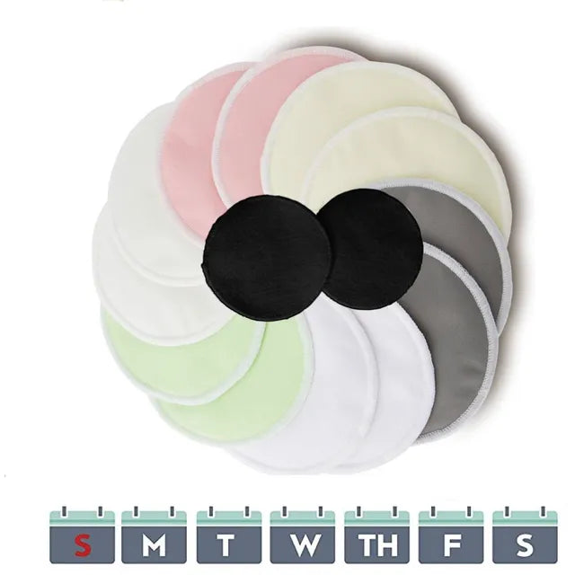 Pikkaboo - 14 Pcs Breast Pads + Laundry Bag & Storage Bag - Laadlee