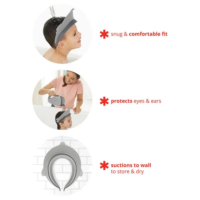 Skip Hop Moby Bath Visor - Grey - Laadlee