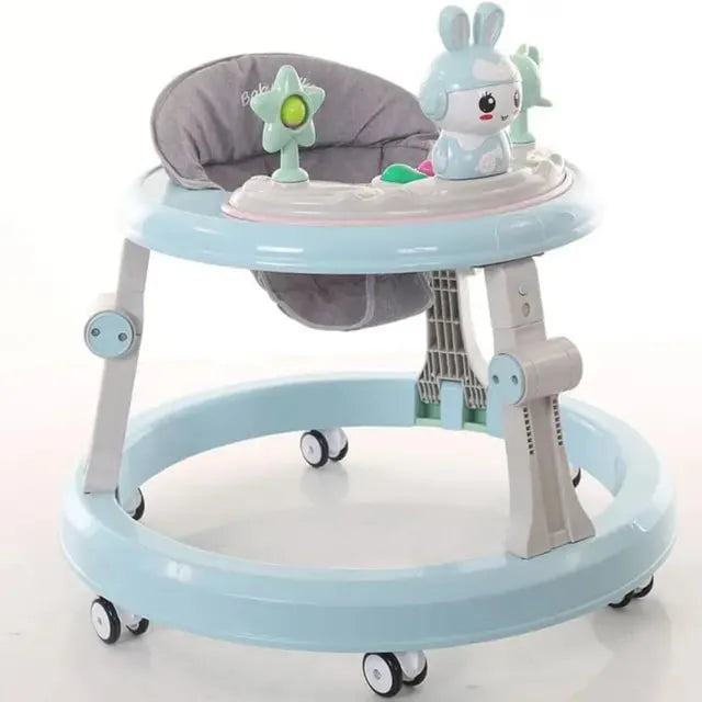 Pikkaboo RforRabbit Roll & Learn Baby Walker - Blue - Laadlee