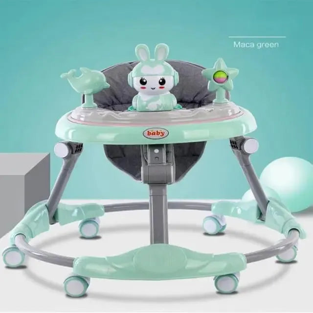 Pikkaboo RforRabbit Roll & Learn Baby Walker - Green - Laadlee