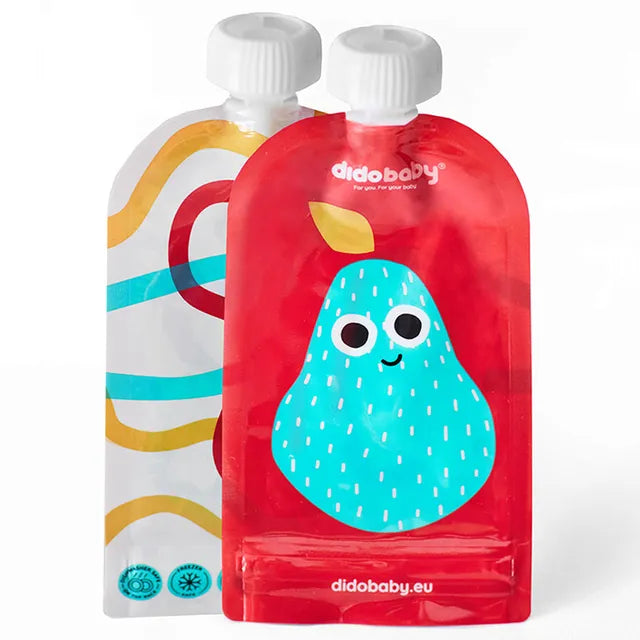 Didobaby Reusable Pouches - Fruits (Pack of 6) - Laadlee