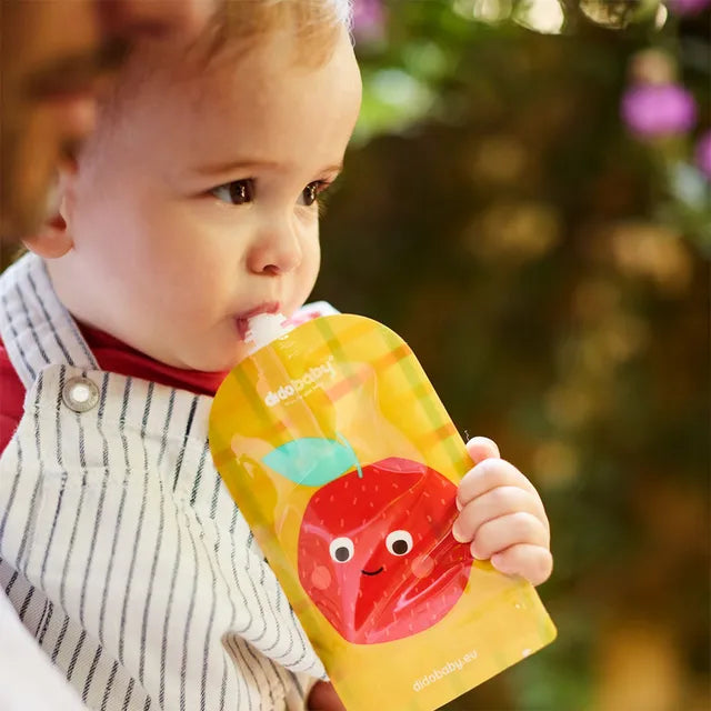 Didobaby Reusable Pouches - Fruits (Pack of 6) - Laadlee
