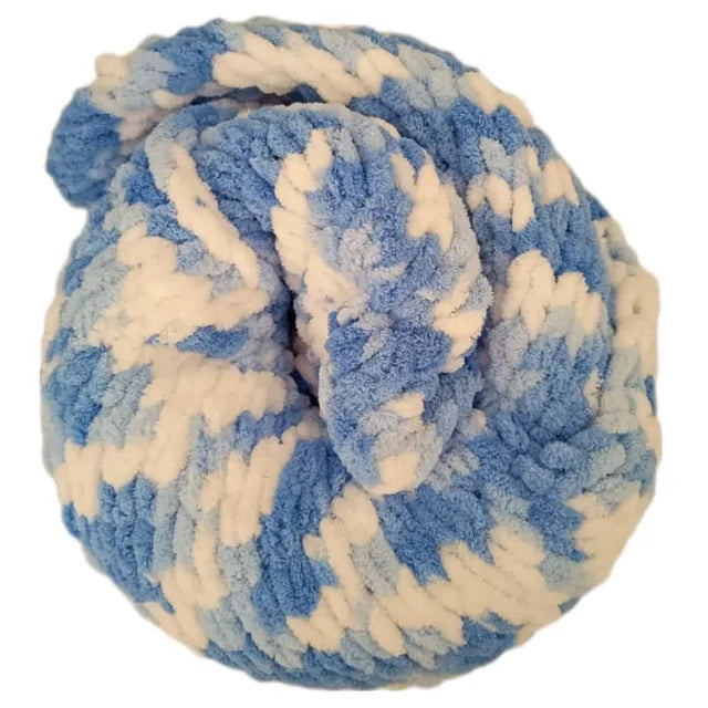 Pikkaboo HeavenlyHugs Handmade Crochet Baby Blanket - Blue - Laadlee