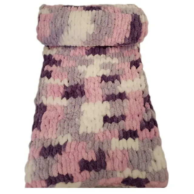 Pikkaboo HeavenlyHugs Handmade Crochet Baby Blanket - Purple - Laadlee