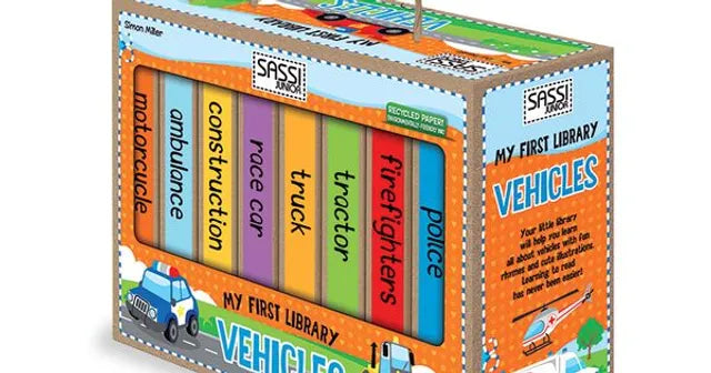 Sassi My First Library - Vehicles - Laadlee