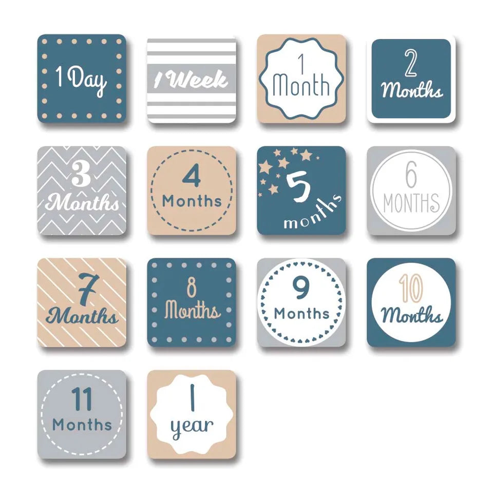 Lulujo Baby's First Year™ Blanket & Cards Set - I Move Mountains - Laadlee