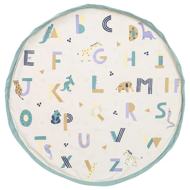 Play & Go Playmat & Storage Bag - Animal Alphabet - Laadlee