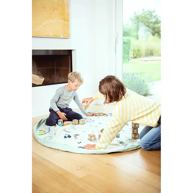 Play & Go Playmat & Storage Bag - Animal Alphabet - Laadlee