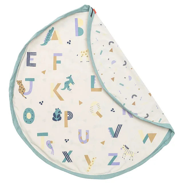 Play & Go Playmat & Storage Bag - Animal Alphabet - Laadlee