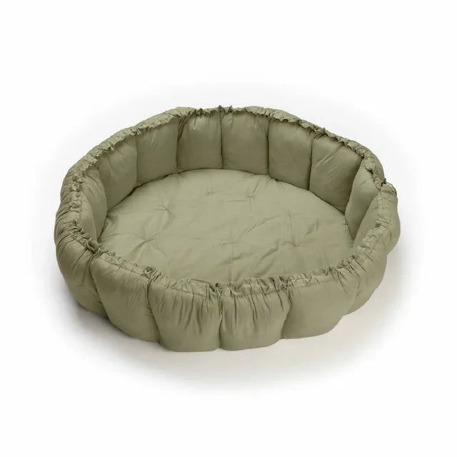 Play & Go Bloom Organic Playmat and Storage Bag - Meadow Green - Laadlee