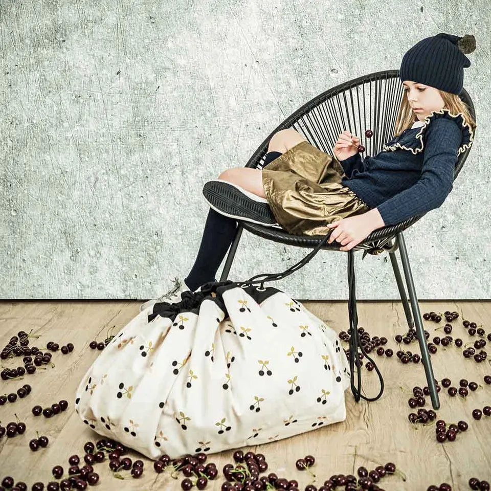 Play & Go Mini Storage Bag - Cherry Gold - Laadlee