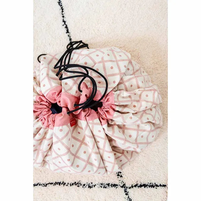 Play & Go Playmat & Storage Bag - Geo Coral - Laadlee