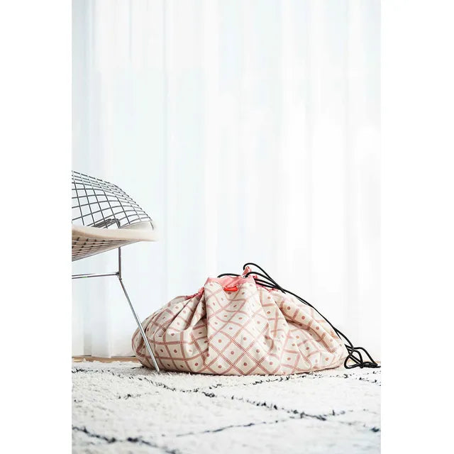 Play & Go Playmat & Storage Bag - Geo Coral - Laadlee