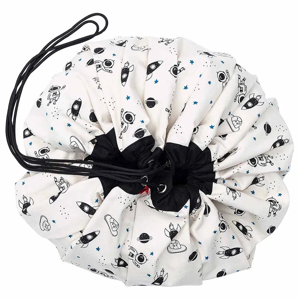 Play & Go Playmat & Storage Bag - Space Glow In The Dark - Laadlee