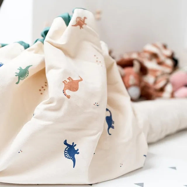 Play & Go Playmat & Storage Bag - Dino - Laadlee