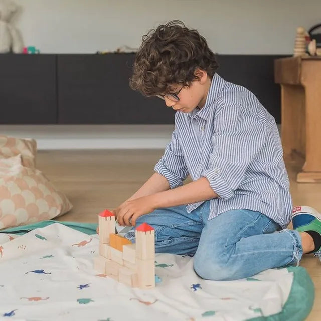 Play & Go Playmat & Storage Bag - Dino - Laadlee