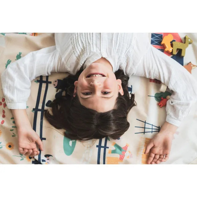 Play & Go Playmat & Storage Bag - Farm - Laadlee