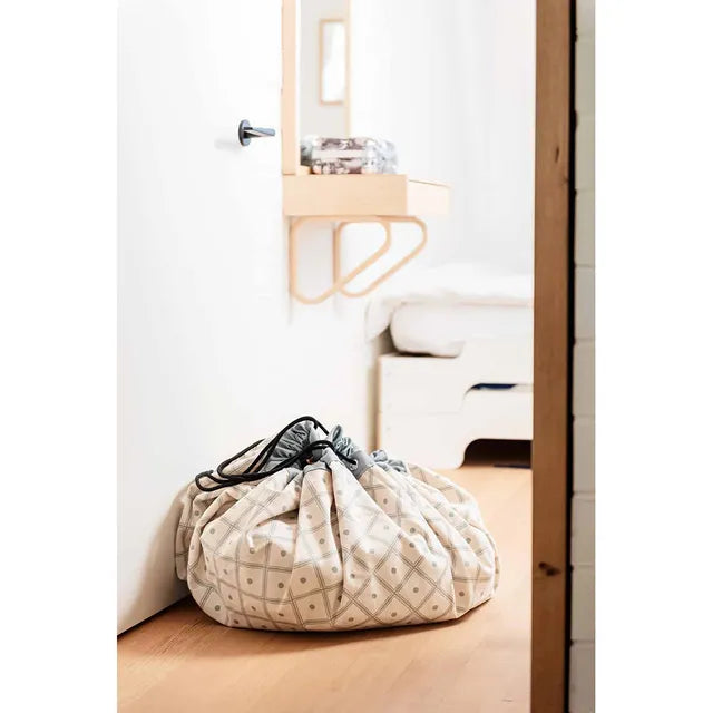 Play & Go Playmat & Storage Bag - Geo Green - Laadlee