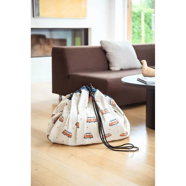 Play & Go Playmat & Storage Bag - L.A. Road Map - Laadlee