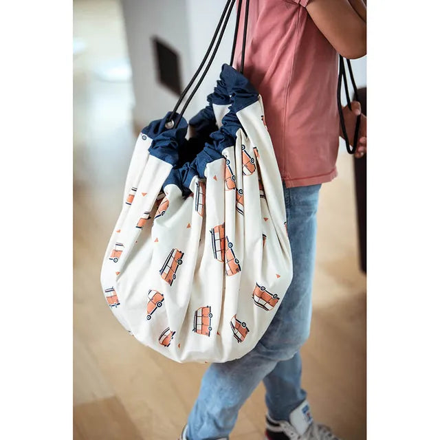 Play & Go Playmat & Storage Bag - L.A. Road Map - Laadlee