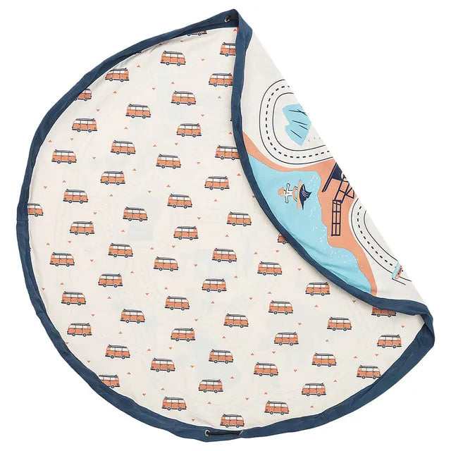 Play & Go Playmat & Storage Bag - L.A. Road Map - Laadlee
