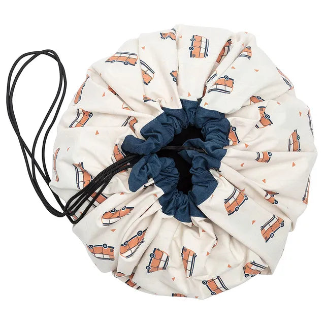 Play & Go Playmat & Storage Bag - L.A. Road Map - Laadlee