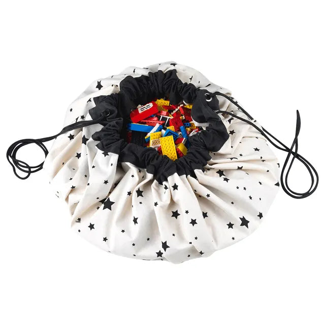 Play & Go Playmat & Storage Bag - World Map - Laadlee