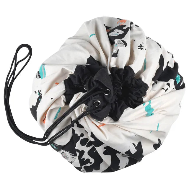 Play & Go Playmat & Storage Bag - World Map - Laadlee