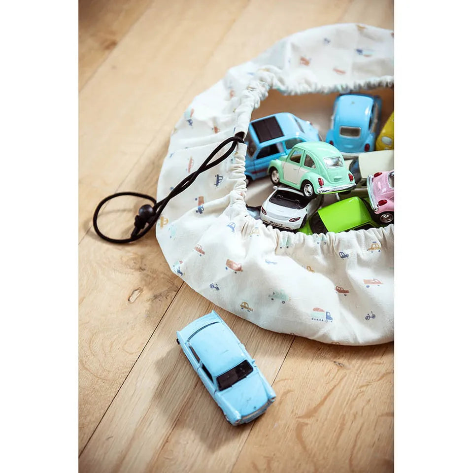 Play & Go Mini Storage Bag - Cars - Laadlee