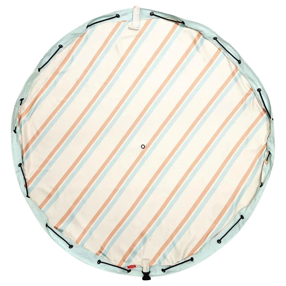 Play & Go Playmat & Storage Bag - Outdoor Stripes - Laadlee