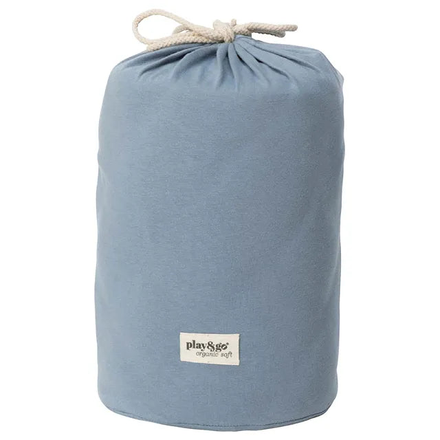 Play & Go Playmat & Storage Bag - Organic Dusty Blue - Laadlee