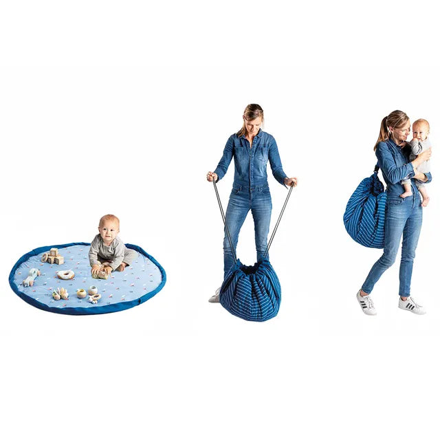 Play & Go Playmat & Storage Bag - Soft - Air Balloon - Laadlee