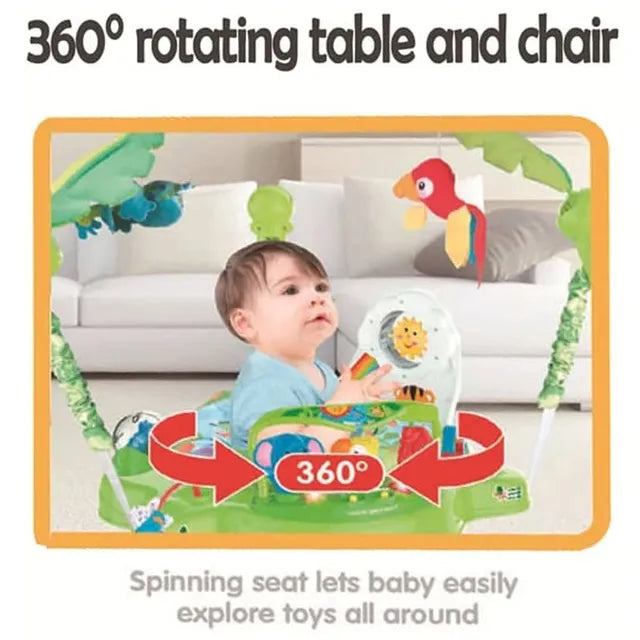 Pikkaboo Musical Frog Baby Jumperoo - Laadlee