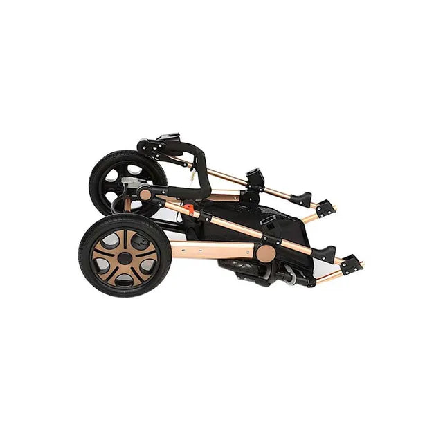 Pikkaboo - 4in1 Luxury Stroller Travel System - Beige - Laadlee