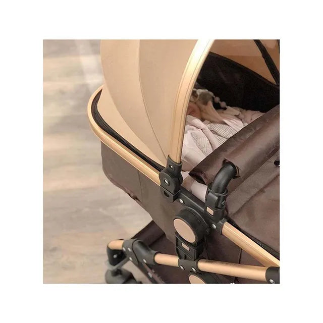 Pikkaboo - 4in1 Luxury Stroller Travel System - Beige - Laadlee