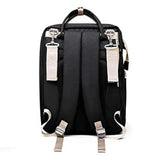 Pikkaboo 4in1 Diaper Bag with Changing Station/Crib-Black - Laadlee