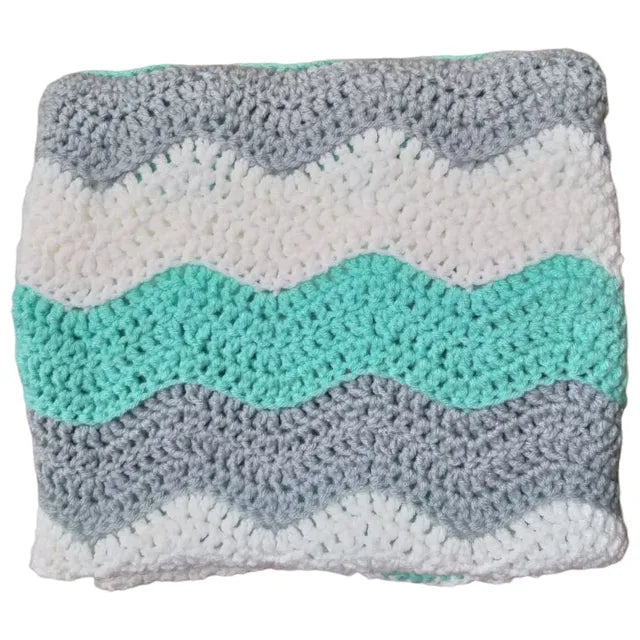Pikkaboo Cuddles & Snuggles Breathable Crochet Baby Blanket - Laadlee