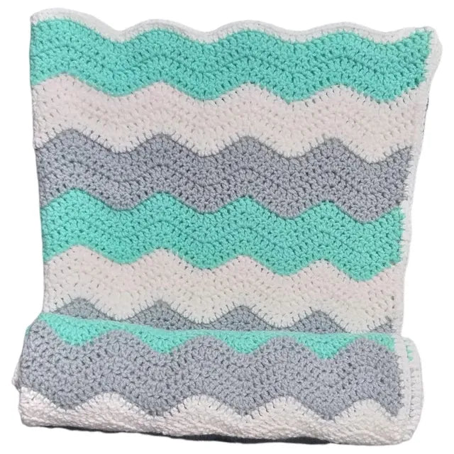 Pikkaboo Cuddles & Snuggles Breathable Crochet Baby Blanket - Laadlee