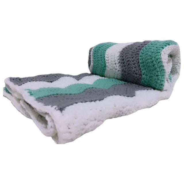 Pikkaboo Cuddles & Snuggles Breathable Crochet Baby Blanket - Laadlee