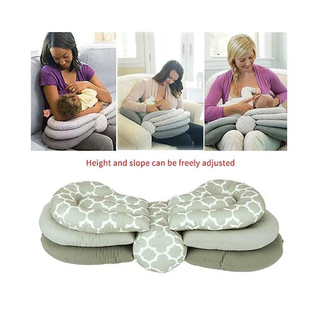 Pikkaboo - 3-in-1 Adjustable Nursing Pillow - Green - Laadlee