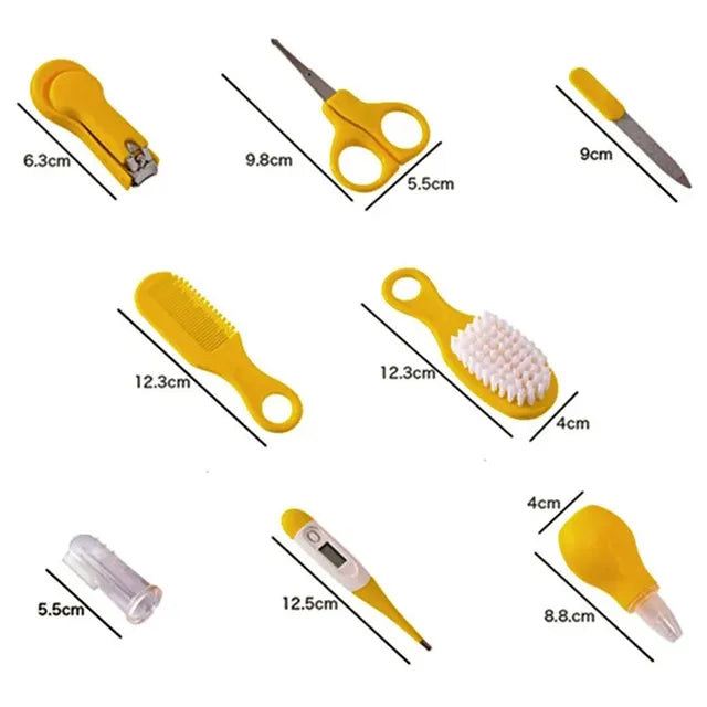 Pikkaboo 8in1 Premium Babycare Grooming Kit with EVA box - Laadlee