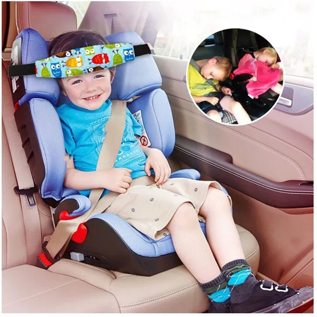 Pikkaboo NapSafe Car Head Support - Owl - Laadlee