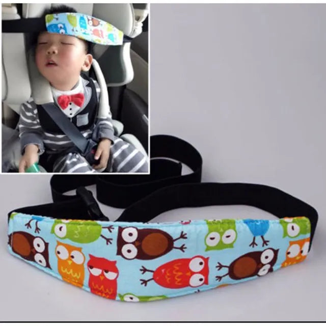 Pikkaboo NapSafe Car Head Support - Owl - Laadlee
